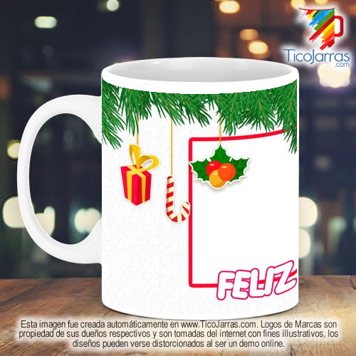 Jarras Personalizadas Taza Navideña