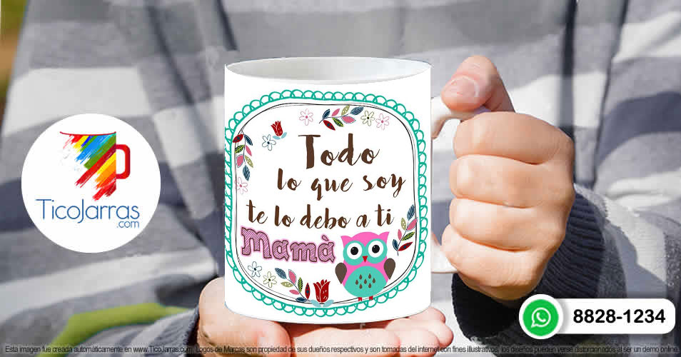 Tazas Personalizadas en Costa Rica A ti mamá