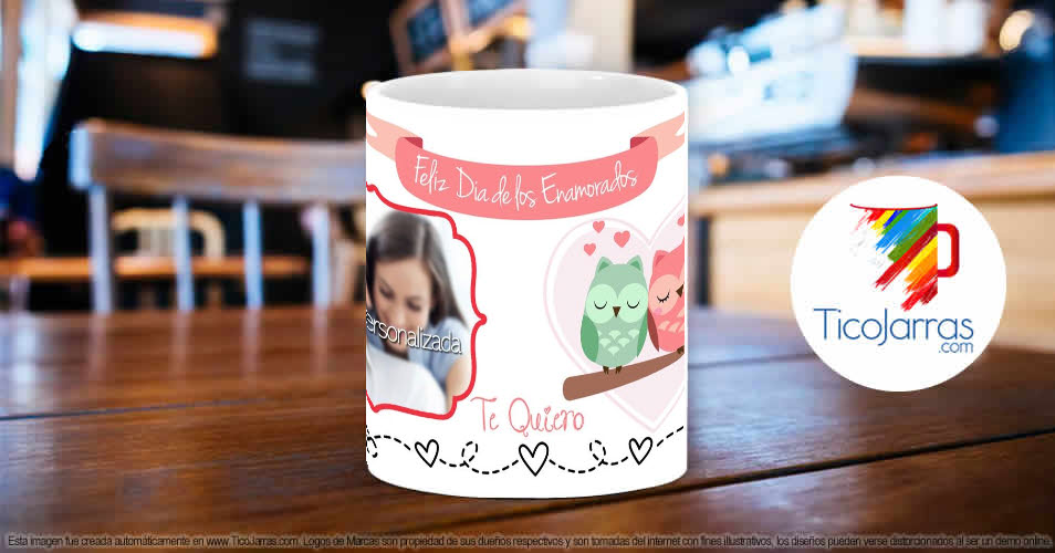 Tazas Personalizadas en Costa Rica Feliz Día de los Enamorados