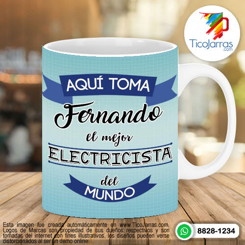 Tazas Personalizadas en Costa Rica Aquí Toma el Mejor Electricista 