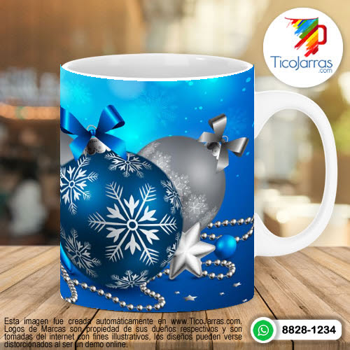 Tazas Personalizadas en Costa Rica Taza Navideña