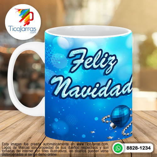 Jarras Personalizadas Taza Navideña