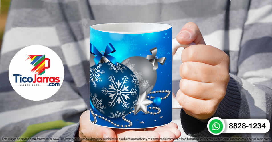 Taza Navideña - TicoJarras