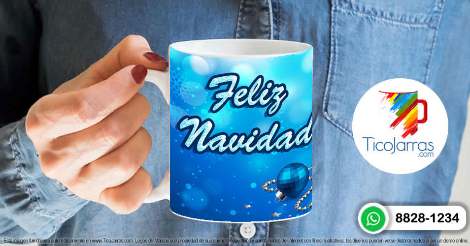 Artículos Personalizados Taza Navideña