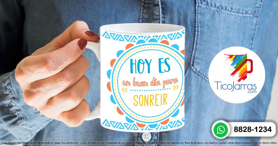 Artículos Personalizados Hoy es un buen día para Sonreír