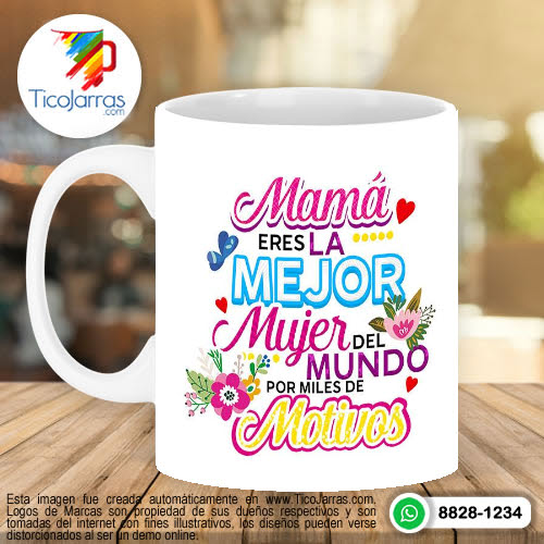 Jarras Personalizadas La mejor mujer del mundo