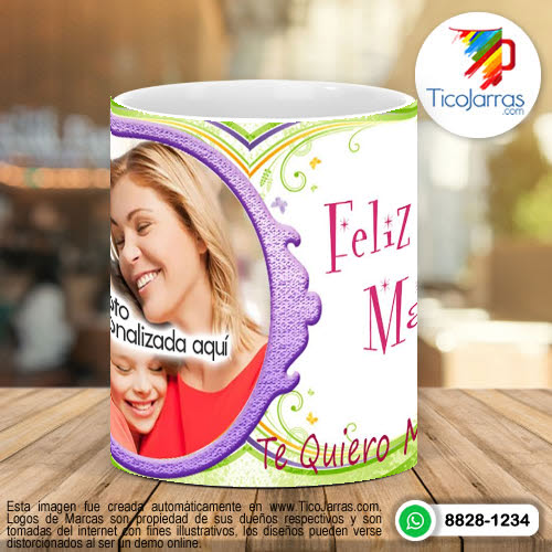 Tazas Personalizadas Feliz Día Mami