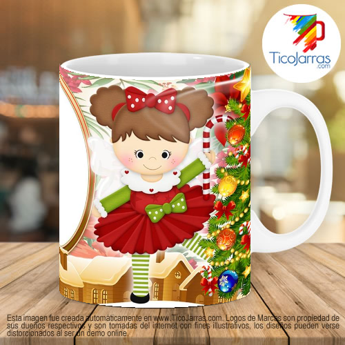 Diseños Personalizadas Taza Navideña