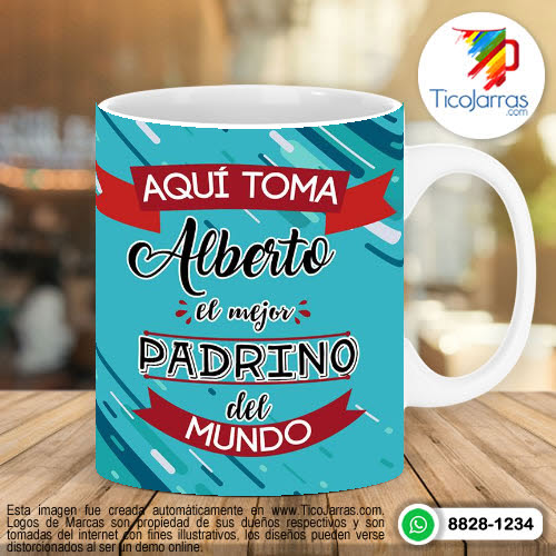Tazas Personalizadas en Costa Rica Aquí Toma el Mejor Padrino