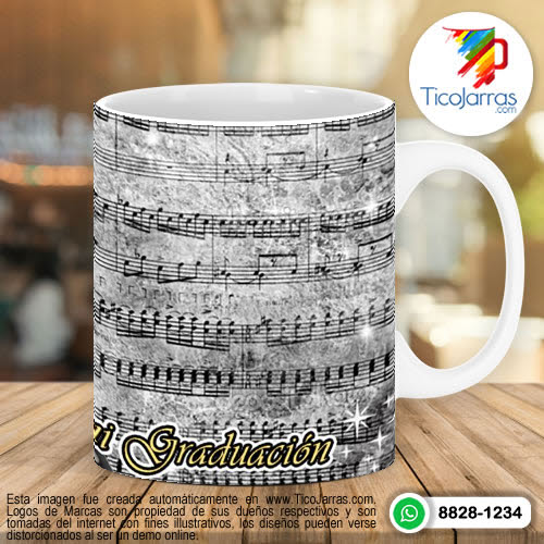 Tazas Personalizadas en Costa Rica Recuerdo de mi Graduación