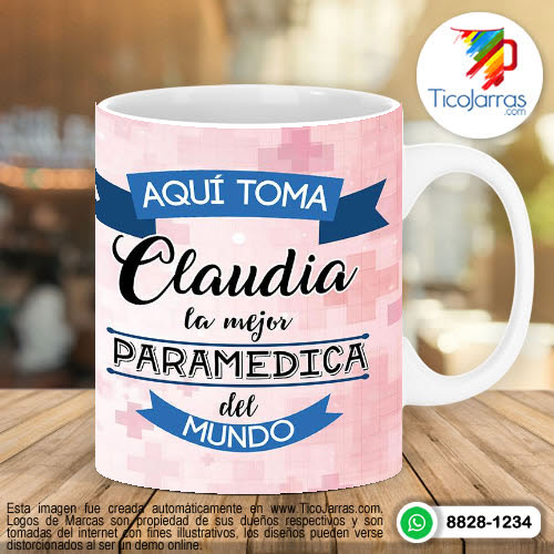 Tazas Personalizadas en Costa Rica Aquí Toma la Mejor Paramédica