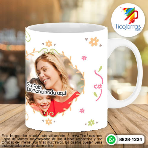 Tazas Personalizadas en Costa Rica Feliz Día Mami