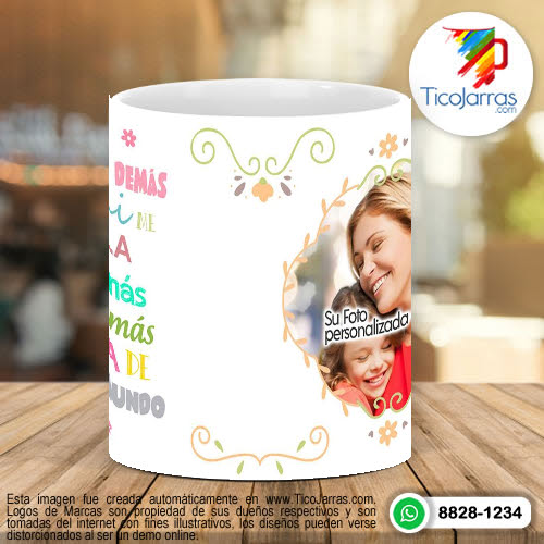 Tazas Personalizadas Feliz Día Mami