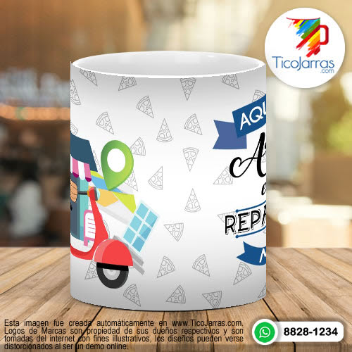 Tazas Personalizadas Aquí Toma el Mejor Repartidor