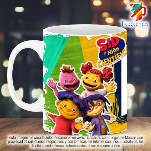 Jarras Personalizadas Taza Diseños Infantiles - SID