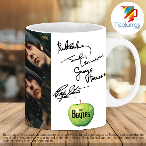 Tazas Personalizadas en Costa Rica Jarra Personalizada The Beatles Rubber Soul