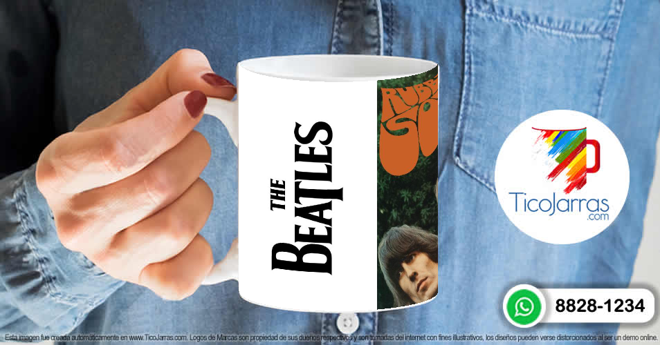 Artículos Personalizados Jarra Personalizada The Beatles Rubber Soul