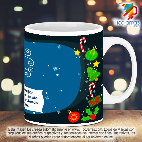 Tazas Personalizadas en Costa Rica Taza Navideña - Feliz Navidad