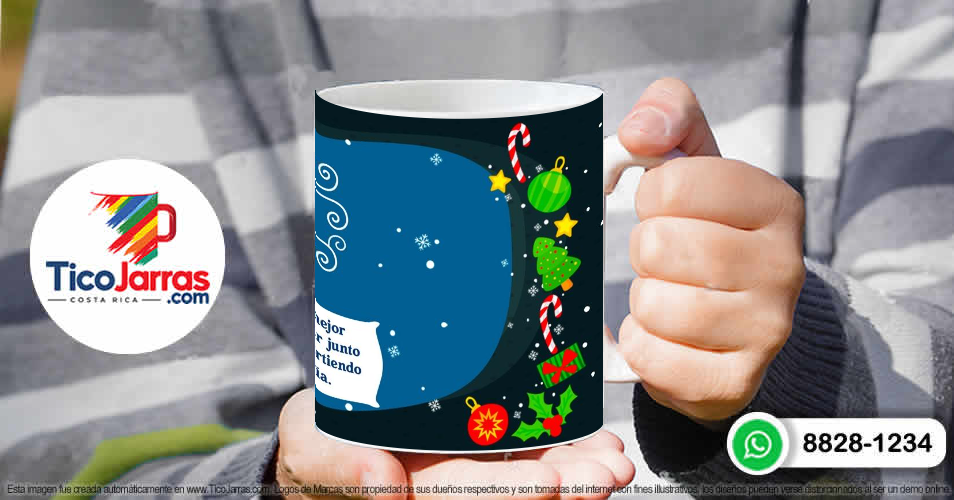 Taza Navideña - Feliz Navidad - TicoJarras