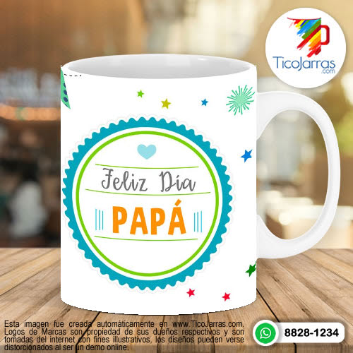 Tazas Personalizadas en Costa Rica Feliz Día del Padre