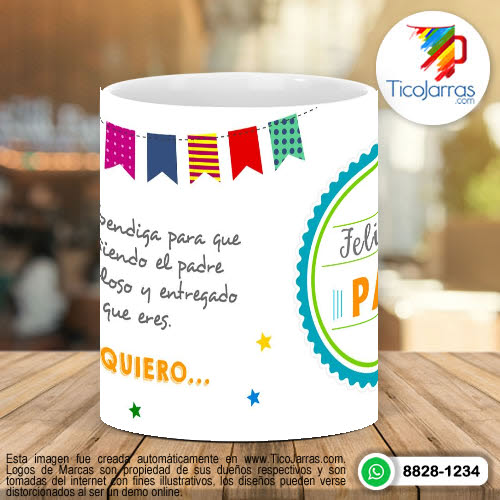 Tazas Personalizadas Feliz Día del Padre