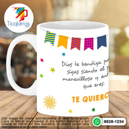 Jarras Personalizadas Feliz Día del Padre