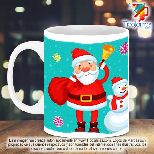 Jarras Personalizadas Taza Navidad Santa Claus