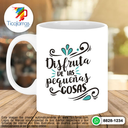 Jarras Personalizadas Disfruta de las pequeñas cosas