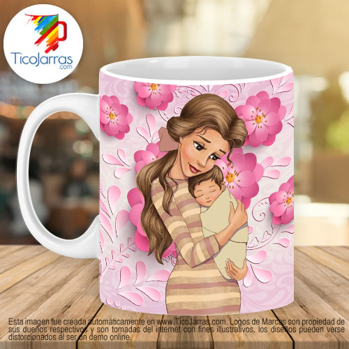 Jarras Personalizadas Los Abrazos de Mama son el Mejor lugar