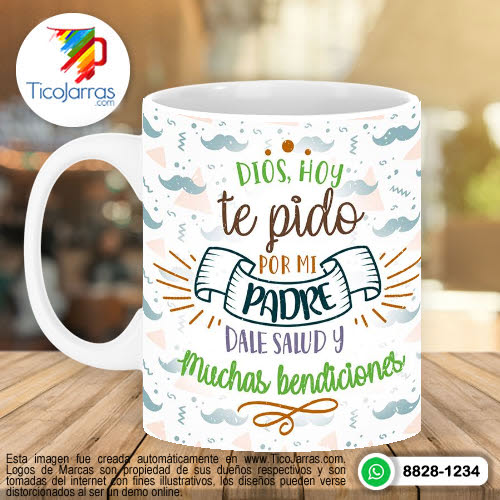 Jarras Personalizadas Feliz Día del Padre