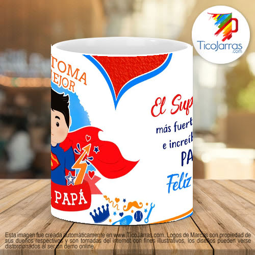 Tazas Personalizadas Super Papá