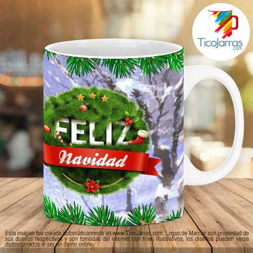 Tazas Personalizadas en Costa Rica Feliz Navidad - Pokemon