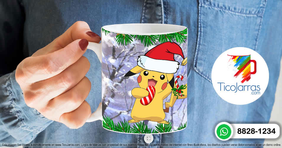 Artículos Personalizados Feliz Navidad - Pokemon