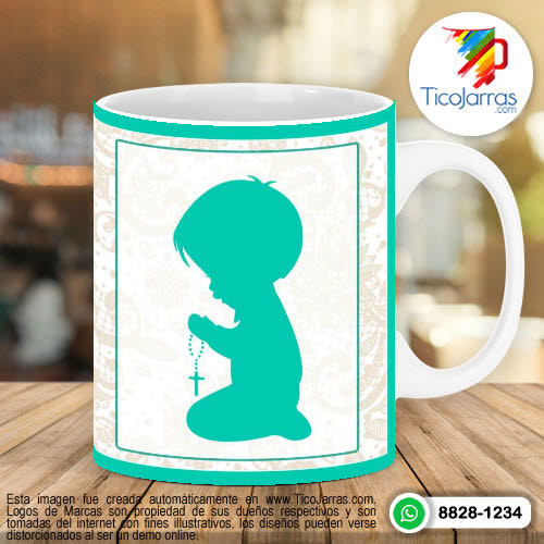 Tazas Personalizadas en Costa Rica Primera Comunión