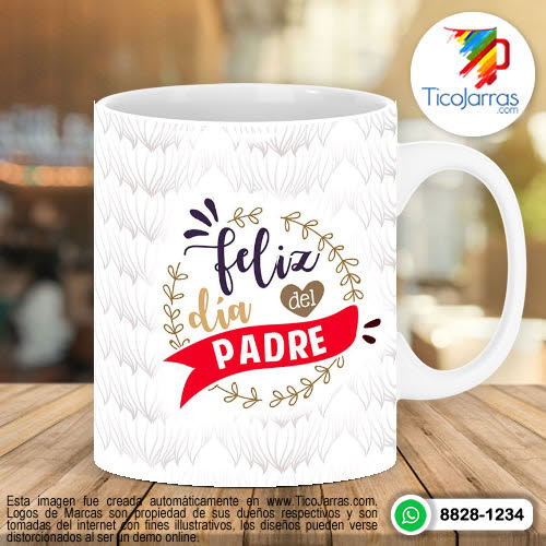 Tazas Personalizadas en Costa Rica Feliz Día del Padre