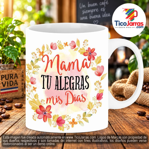 Mamá tu alegras mi Días