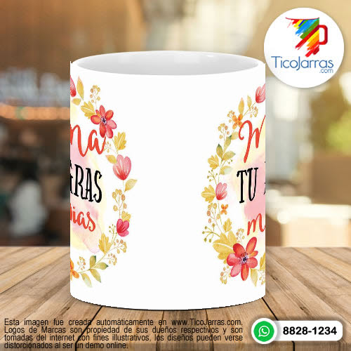 Tazas Personalizadas Mamá tu alegras mi Días