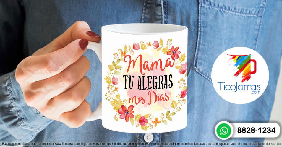 Artículos Personalizados Mamá tu alegras mi Días