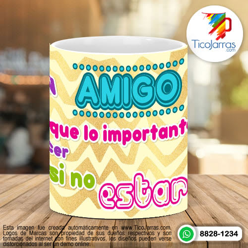 Tazas Personalizadas en Costa Rica Amigo