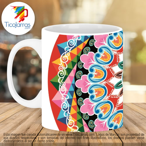 Jarras Personalizadas Taza de rueda de carreta