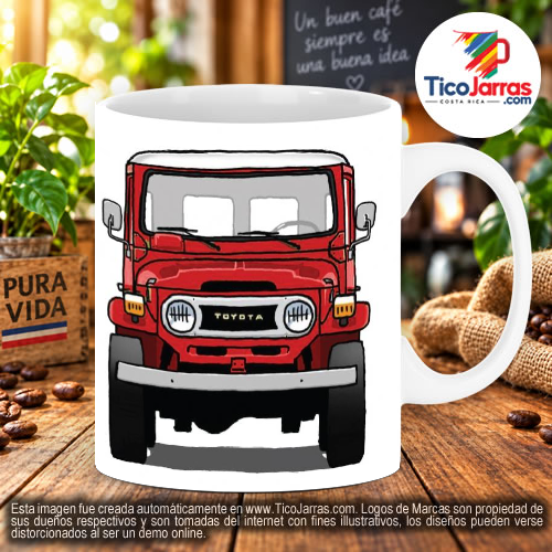Toyota Land Cruiser FJ Rojo