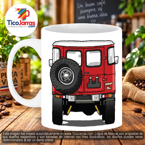 Toyota Land Cruiser FJ Rojo - imagen 3