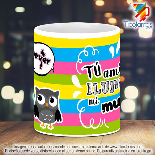 Tazas Personalizadas Tu Amistad Ilumina mi Mundo