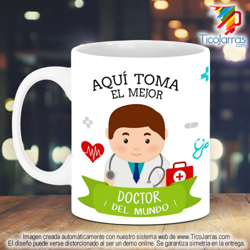 Tazas Personalizadas en Costa Rica Profesión, El Mejor Doctor del Mundo