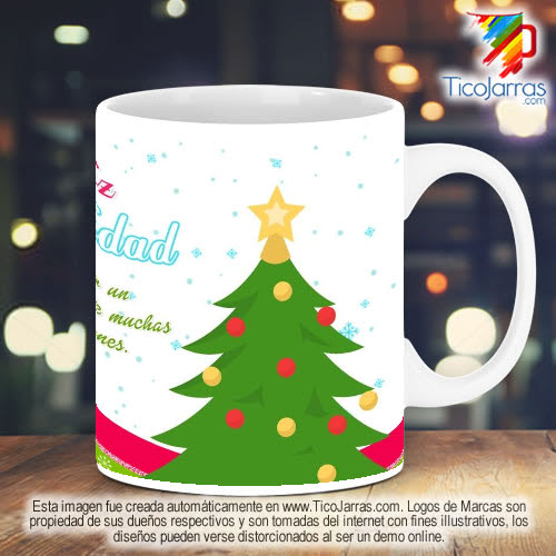 Tazas Personalizadas en Costa Rica Taza Navideña