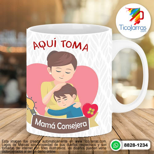 Tazas Personalizadas en Costa Rica Mamá consejera
