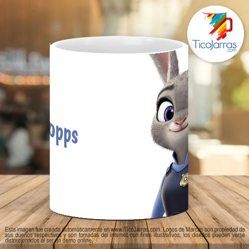 Tazas Personalizadas Judy Hopps