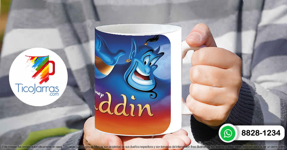 Tazas Personalizadas en Costa Rica Taza Aladdin-Aladino