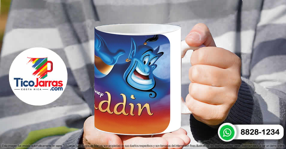 Taza Aladdin-Aladino - TicoJarras