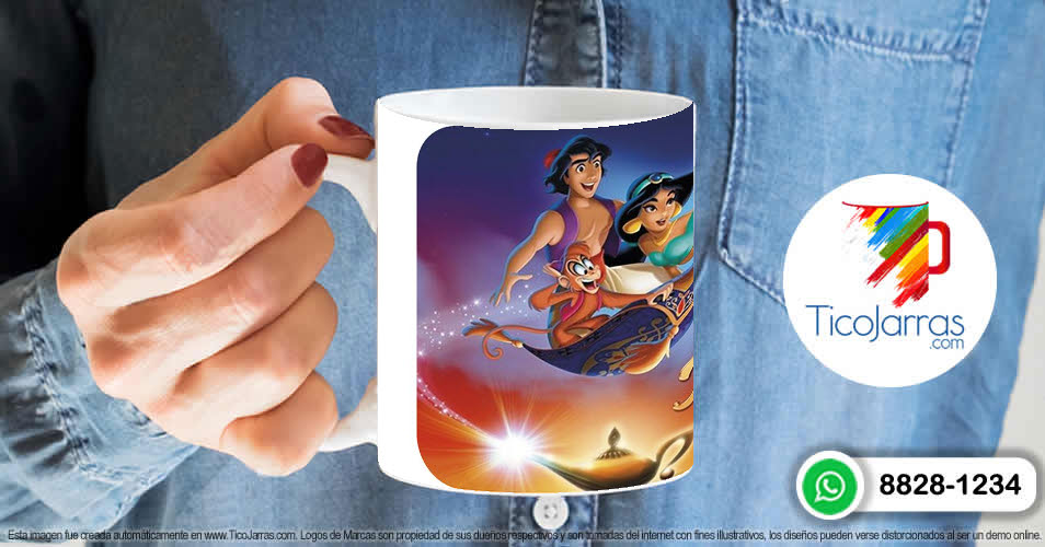 Artículos Personalizados Taza Aladdin-Aladino